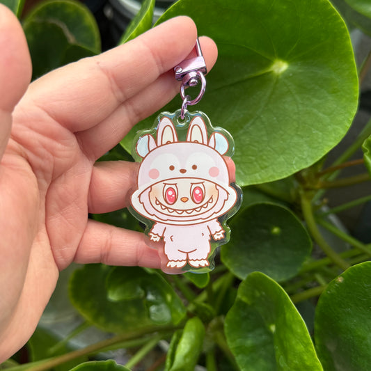 Bt21 x Labubu Keychain