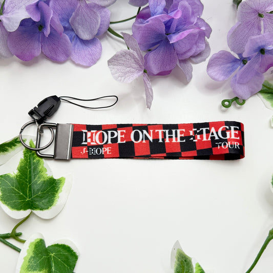 Hope On Stage Tour Wristlet Keychain or Army Bomb Holder