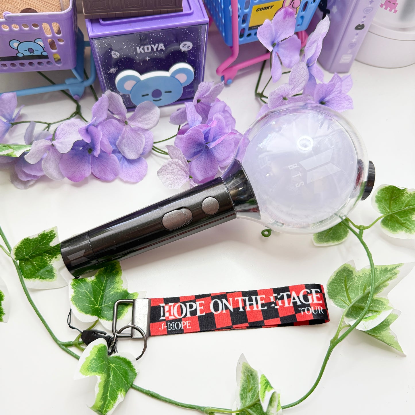 Hope On Stage Tour Wristlet Keychain or Army Bomb Holder