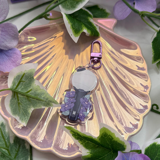 Floral Army Bomb Keychain