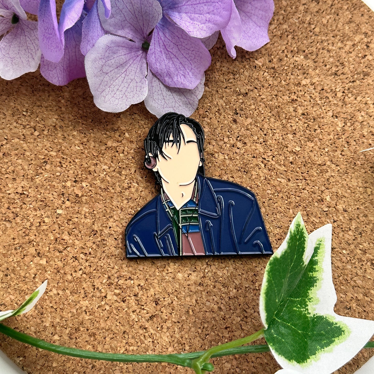 BTS V "FRI(END)S" Enamel Pin