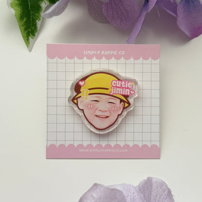 Cute Baby Bangtan Acrylic Pin