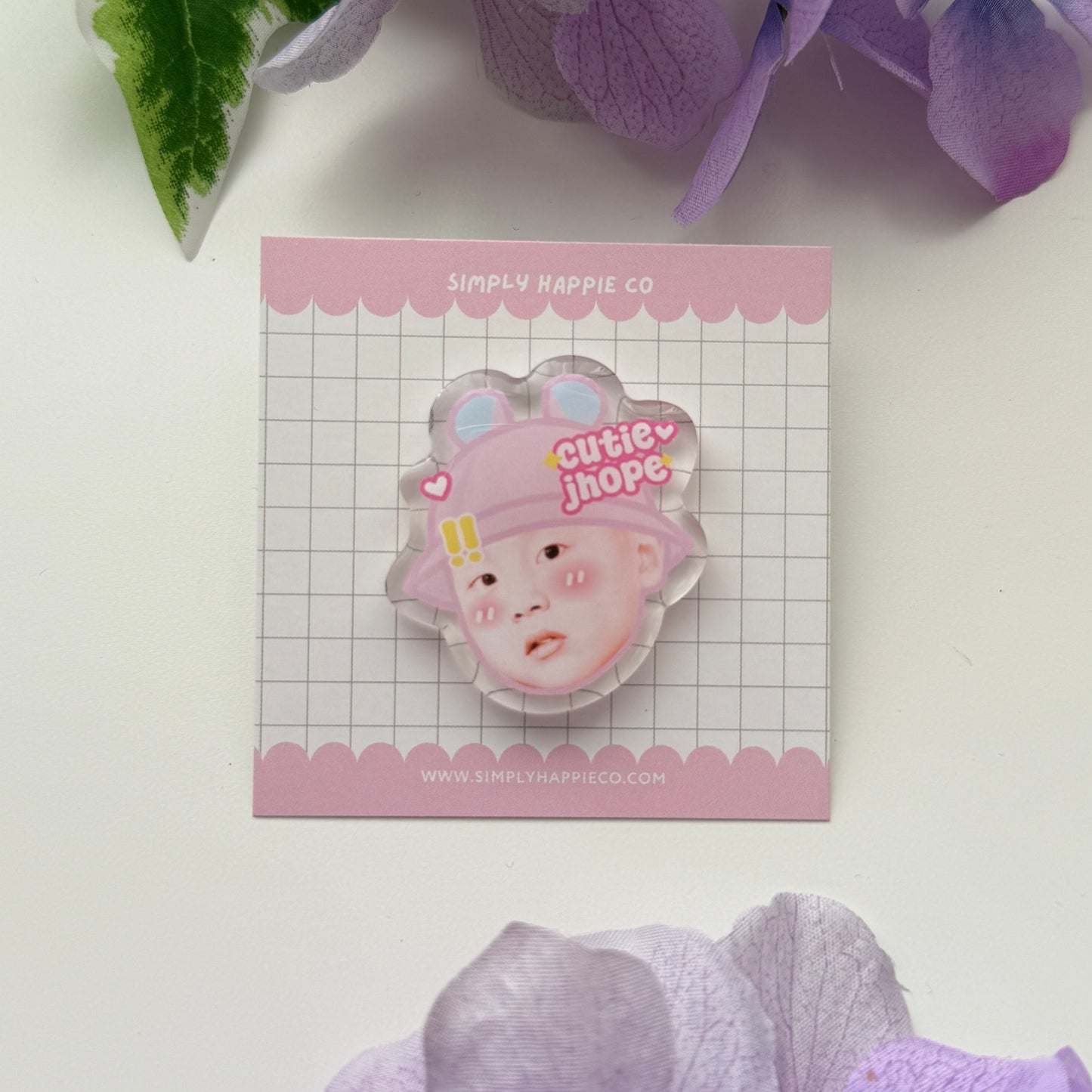 Cute Baby Bangtan Acrylic Pin