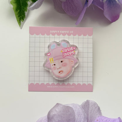 Cute Baby Bangtan Acrylic Pin
