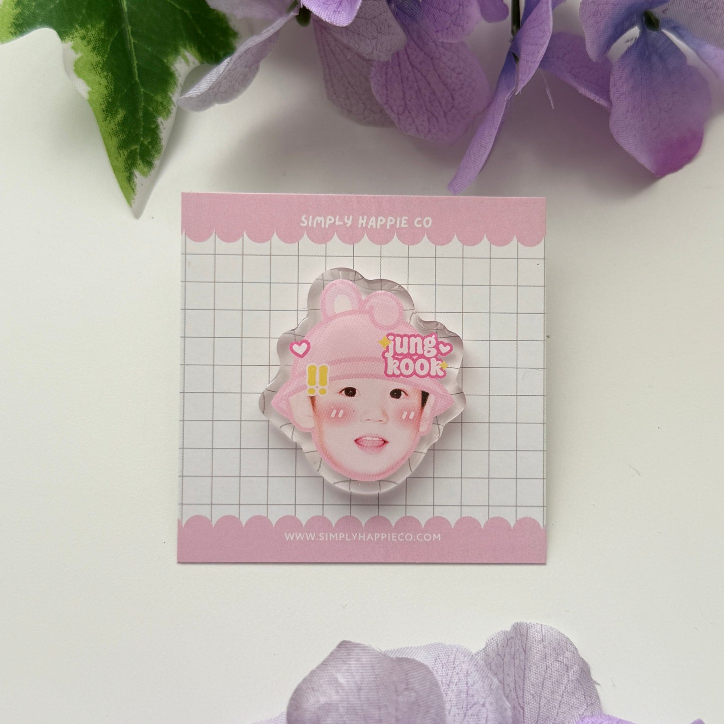 Cute Baby Bangtan Acrylic Pin