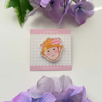 Cute Baby Bangtan Acrylic Pin