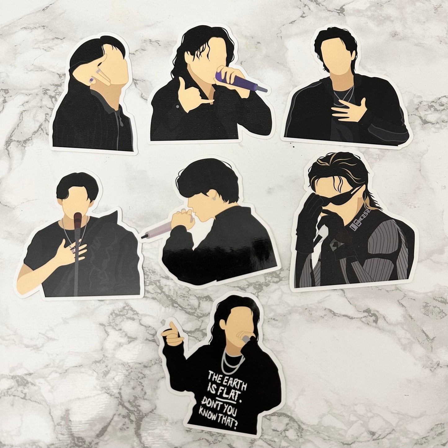 BTS "Run BTS" Stickers