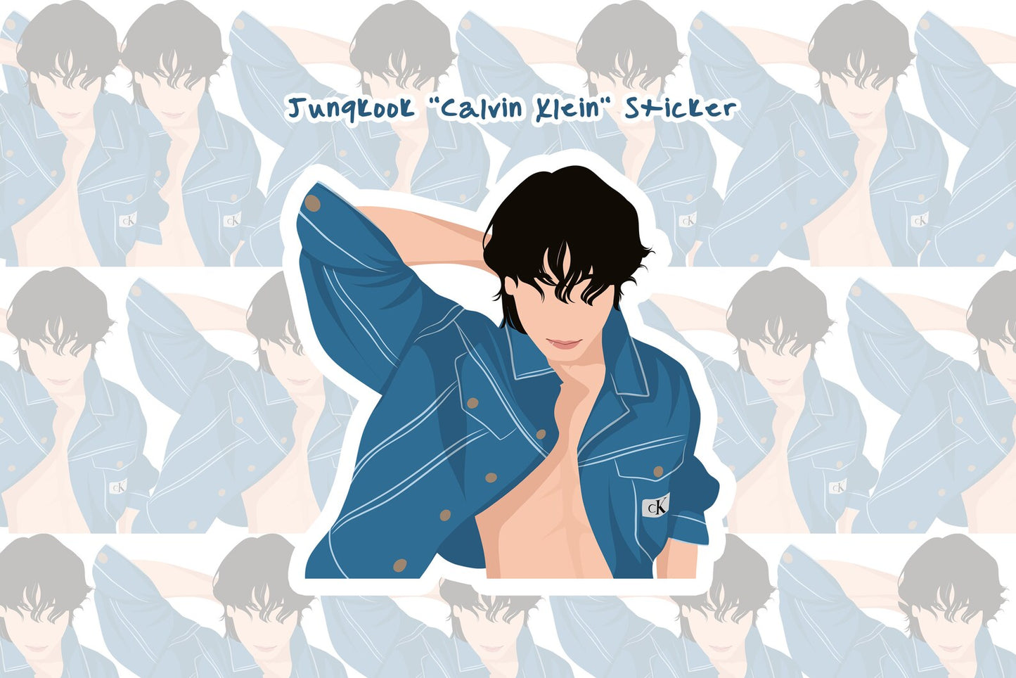 BTS Jungkook "Calvin Klein" Stickers