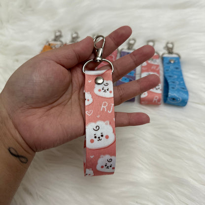 BTS BT21 Key Holder | Koya, RJ, Mang, Shooky, Chimin, Tata and Cooky