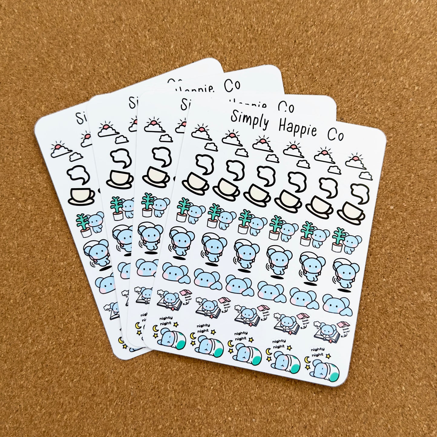 BT21 Planner Sticker Sheet | BTS Planner Sticker