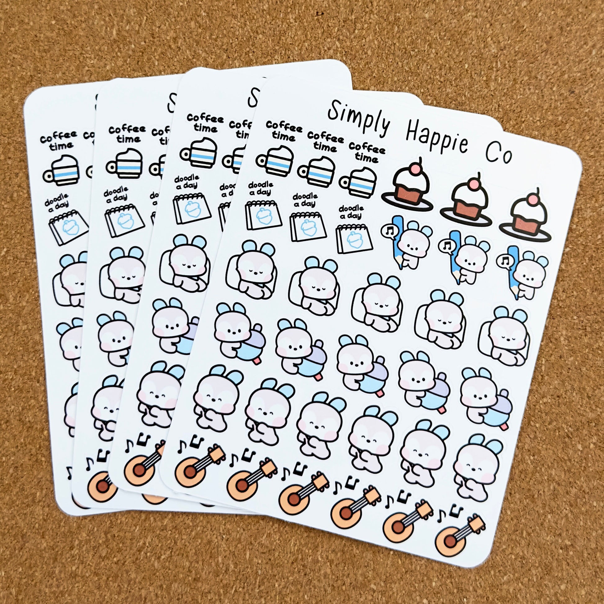 BT21 Planner Sticker Sheet | BTS Planner Sticker