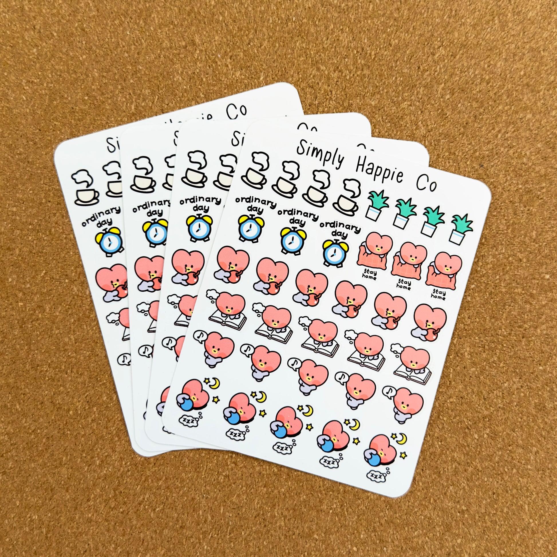 BT21 Planner Sticker Sheet | BTS Planner Sticker