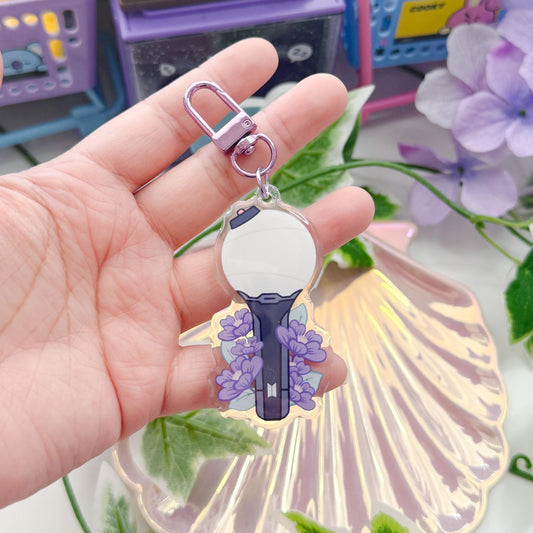 Floral Army Bomb Keychain