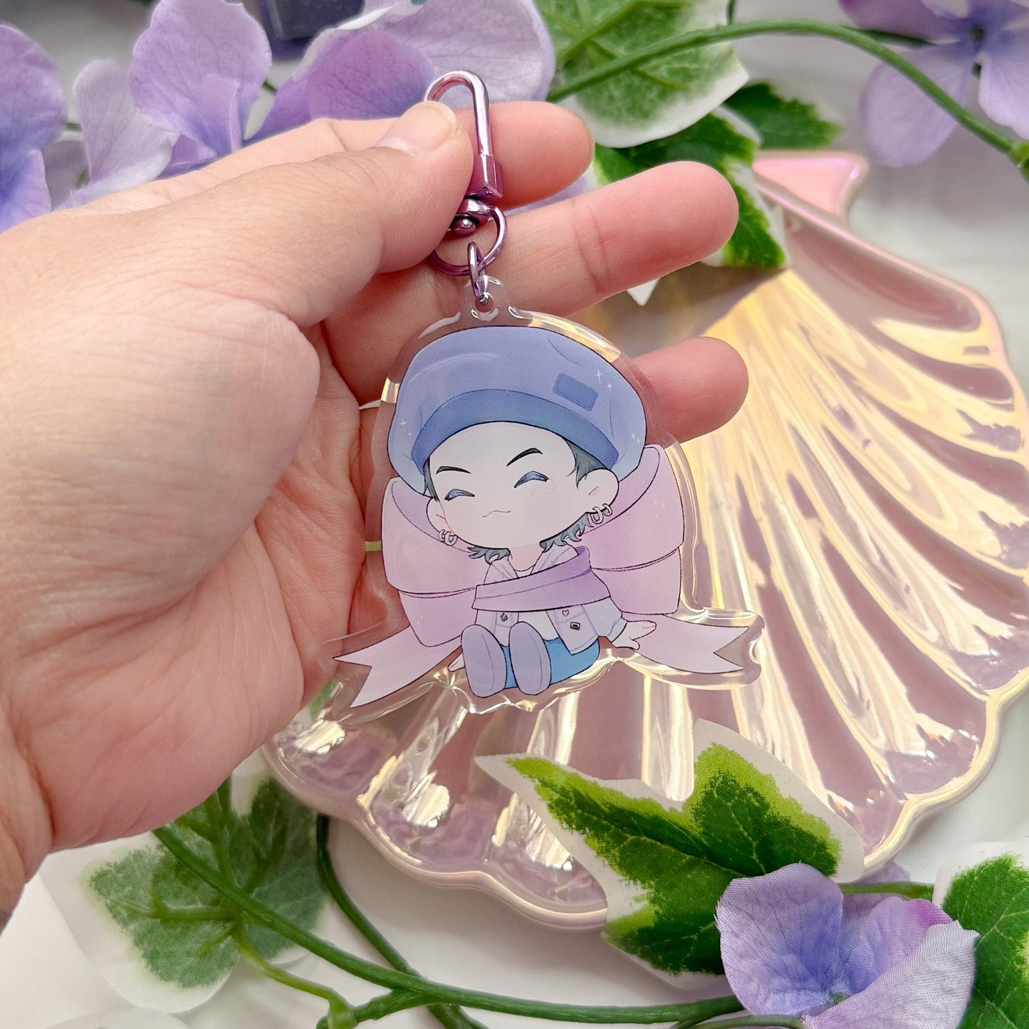 Suga with Bows Keychain